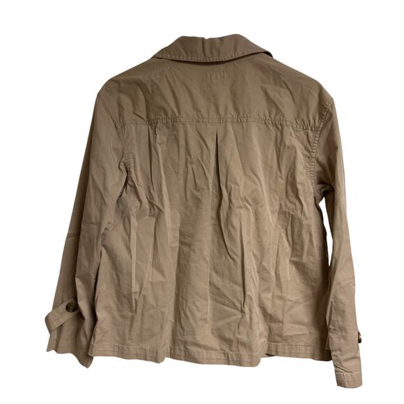 NEW Pact Organic Women S Storm Blvd Brushed Twill Double Breasted Light Jacket - Picture 6 of 11